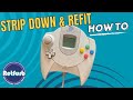 Sega Dreamcast Controller - Strip, Clean &amp; Refit - Retfurb Vintage Refurb