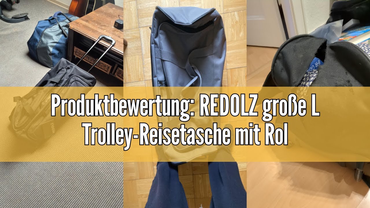 Produktbewertung: REDOLZ große L Trolley-Reisetasche mit Rollen 71 cm | 81 Liter | für Männer & Frau