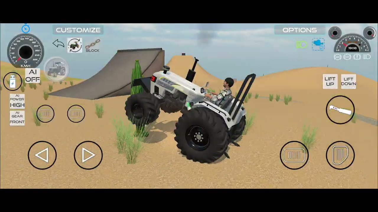 3D tractor game