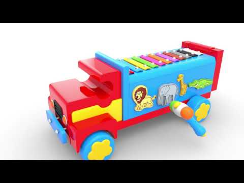 Learn Animal Names with Wooden Animal Truck