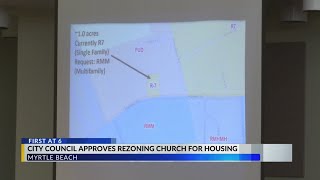 Myrtle Beach OKs final reading of rezoning request for former church near Pine Island Road