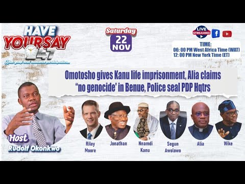 Omotosho Gives Kanu Life Imprisonment There S No Genocide In Benue Alia Police Seal PDP Hqtrs