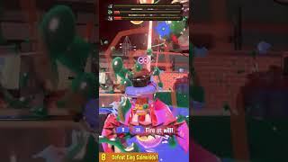 0 SECONDS LEFT - Triumvirate Defeated Splatoon 3 Salmon Run #splatoon3 #salmonrun #shorts