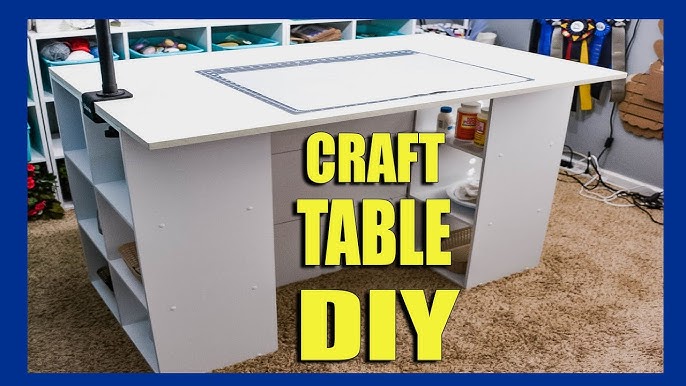 Building My Craft Table with TONS of Storage