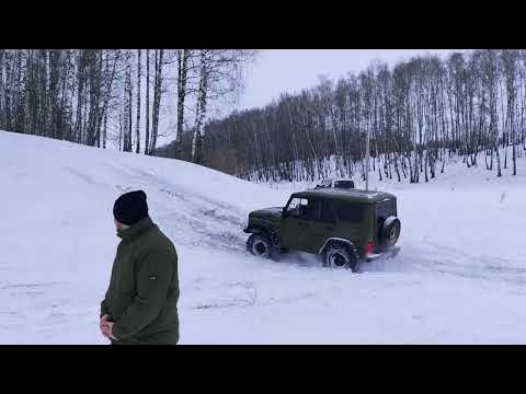 уаз Брянск в горку - YouTube
