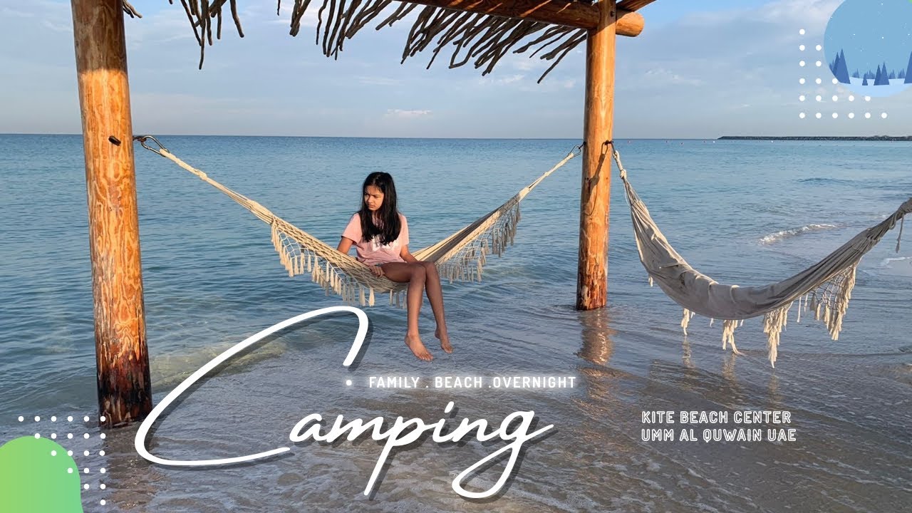 Camping by the beach Dog friendly Kite beach center Umm al Quwain UAE Things to do in UAE