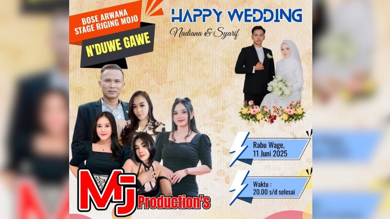 MJ PRODUCTION LIVE BOSE ARWANA STAGE NDUWE GAWE SESSION III, 11 JUNI 2025
