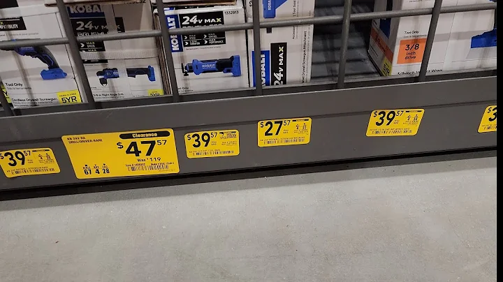 CRAZY KOBALT CLEARANCE DEALS at Lowe's