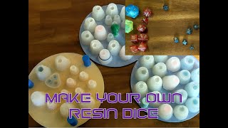 Make Your Own Resin Dice with Sprue Molds