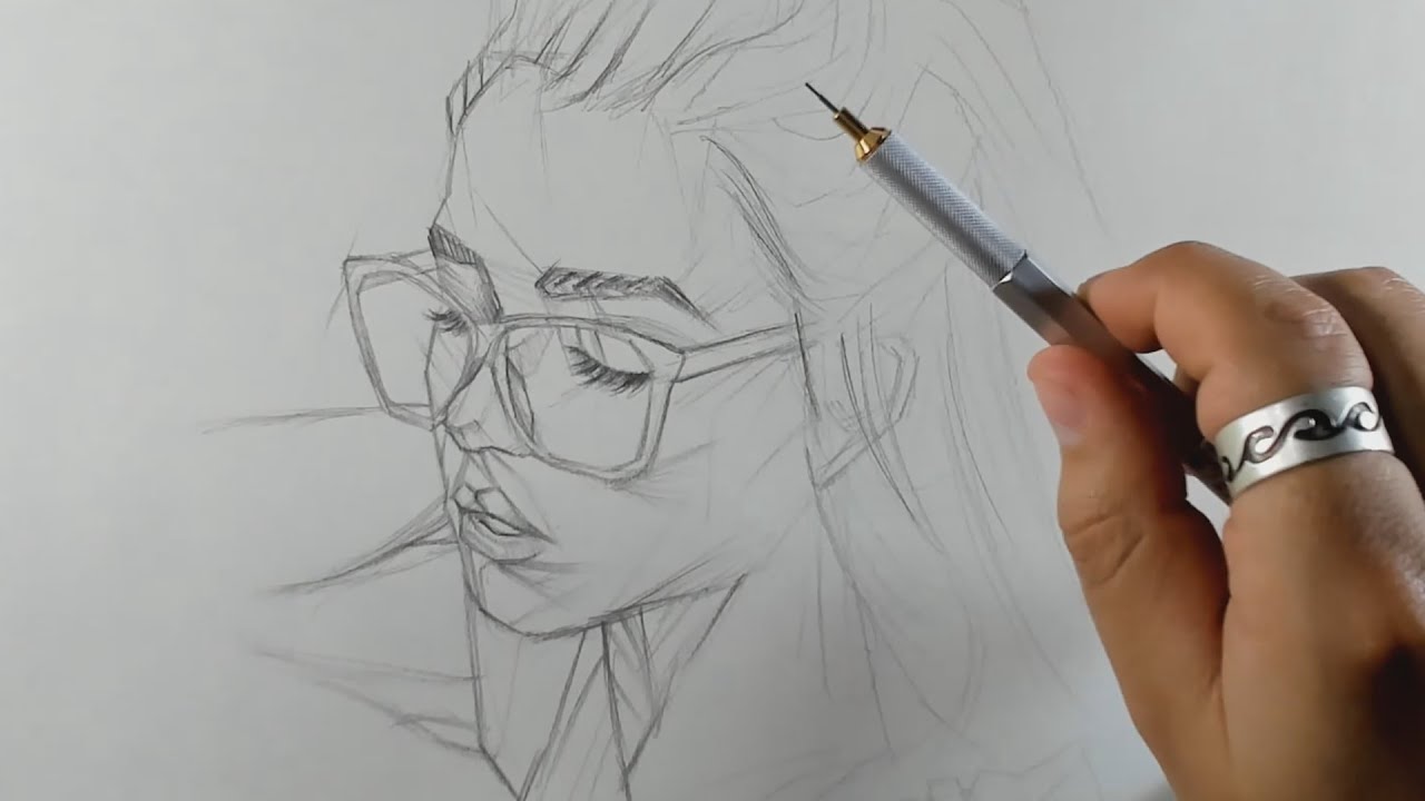 Cómo Dibujo un Bello Rostro de Mujer a Lápiz Paso a Paso - TIEMPO REAL -  thptnganamst.edu.vn