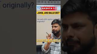 Lakshya 1.0 Batch Started | Jamia &amp; AMU BA LL.B 2027 #jmiamu2027 #youtubeshorts #mlslawacademy