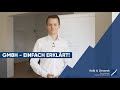 GmbH - Einfach erklärt!