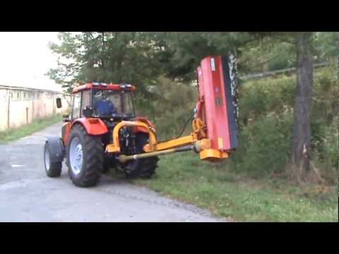 Prodag traktor Belarus 922.4 a ramennový mulčovač  INO MKS 225 při práci v akci