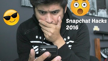 TOP 5 SNAPCHAT HACKS/TRICKS THAT WORK!!
