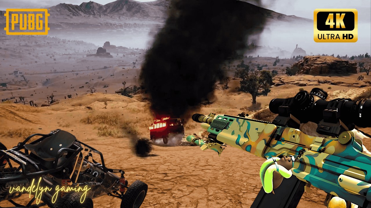 🔴PUBG PC : MIRAMAR SOLO SNIPER TPP 4K GAMEPLAY (No Commentary) || CHICKEN CHICKEN