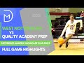 Full game highlights west nottingham v quality academy prep difference makers showcase 11052022