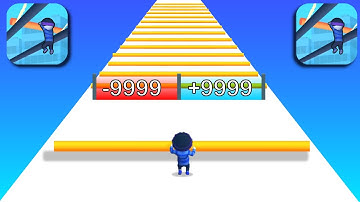 Roof Rail , Canvas Run, Juice Run, ​- All Levels Gameplay Android,ios Relaxing Max Update Video999