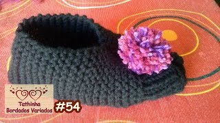 Tathinha Bordados – PANTUFA FÁCIL DE TRICÔ – IDEAL PARA INICIANTES