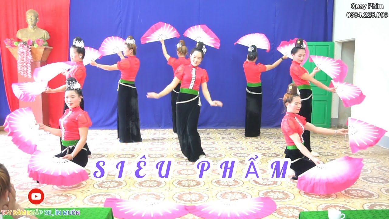 SIÊU PHẨM MÚA QUẠT THÁI CỰC ĐẸP XEM MÃI KHÔNG CHÁN - BỨC TRANH XUÂN [ ĐVN BẢN PÚNG ]