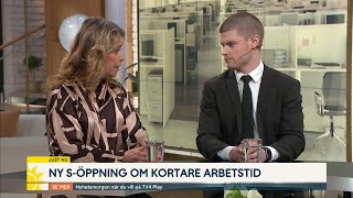 Bör vi ha förkortad arbetstid i Sverige? - se hela debatten här | Nyhetsmorgon | TV4 & TV4 Play