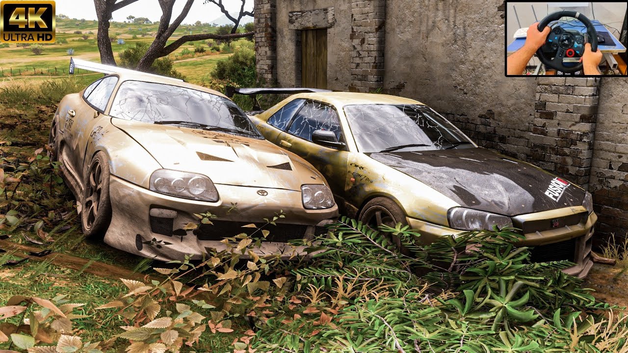 Rebuilding Toyota Supra MK4 Top Secret V12 & Nissan GTR R34 Top Secret - Forza Horizon 5