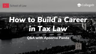 How to Build a Career in Tax Law