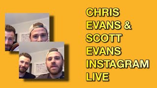 Chris Evans and Scott Evans Instagram Live — 23/11/20 by j 107,772 views 3 years ago 1 minute, 29 seconds
