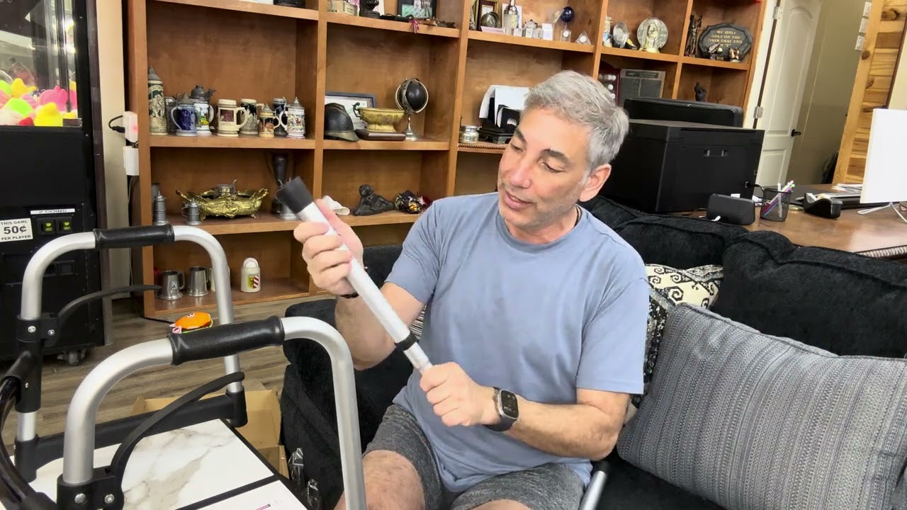 Folding Walker with wheels Review & Unboxing