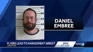 Iowa police arrest suspect for flyers posted outside Latino businesses in Hampton