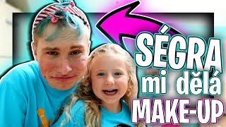 SÉGRA MI DĚLÁ MAKE-UP ! 😂💄