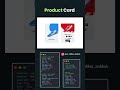 Product card animation using html and css 💥🔥🤯 ....#mvsoftkeytechhub #viral #html