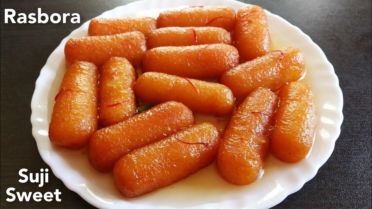 Rasbora Sweet Suji Sweet Bengali Sweets Rasbora Pitha Recipe Easy Sweet Gulab jamun Rasbora HMF