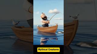 Myhtical Creatures from middle of the ocean #ai#animation#mythology#creatue#shorts#monster#comedy