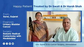 Happy patient with Robotic Radical Cystectomy with Neobladder Urinary Bladder Cancer