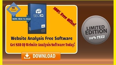 Web Analytics Free Software - Get SEO IQ Web Spy Tool Free Today!