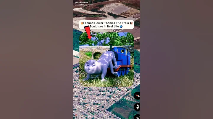 🔥I Found HORROR THOMAS TRAIN 🚂 SPOTTED On Google Earth 🌎! #shorts #findmysterioussecrets #earth