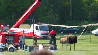 Scott May Stunt Show Human Cannon Ball Accident - Matt Cranch Death in Detling Kent, 25 April 2011