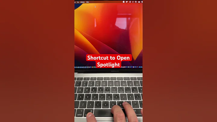 Shortcut to Open Spotlight on Mac