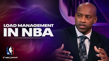 Tracy McGrady, Vince Carter, Carmelo Anthony go in-depth on load management in NBA | NBA on NBC