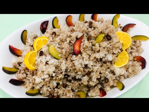 ბრინჯის ტკბილი ფლავი დარიჩინით • Sweet rice with cinnamon