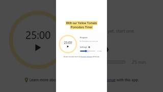 Install our #pomodoro timer to increase #productivity 🍅 https://productive.fish/pomodoro-timer/