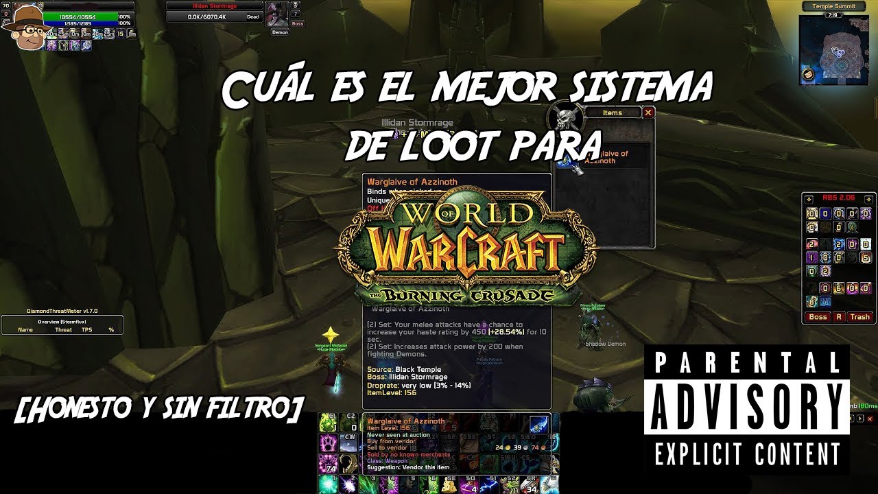 Cuál es el mejor sistema de loot para TBC? [Honesto y sin filtro] The
