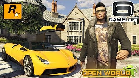 Top 10 OPEN WORLD GAMES by Rockstar and Gameloft for Android [High Graphics 2020]  Only 100 MB