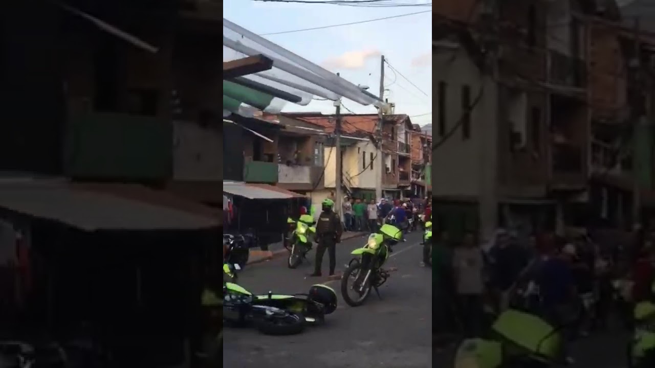 asonada a la Policía en Machado