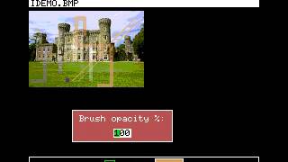 MSX 2, game's graphics environment creator demostration