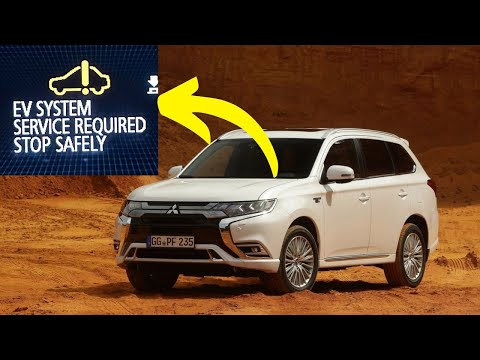 “EV System Service Required” warning in the Outlander