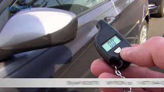 Digital Tire Gauge Keychain