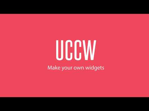 UCCW - Останній користувальницький віджет