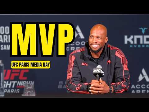 Is MVP Worried About His Contract? 🤔 | UFC Paris Media Day