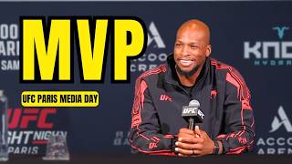 Is MVP Worried About His Contract 🤔 | UFC Paris Media Day